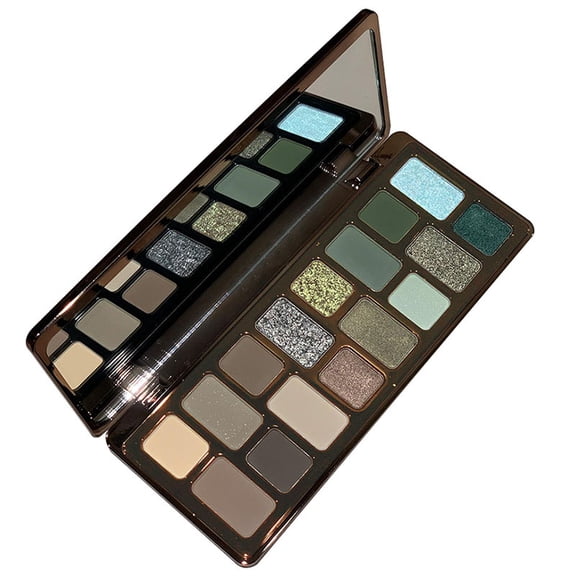 Xiao Hua 16 Color Eye Shadow Palette, Long-Term Natural Color Daily Makeup, Party And Stage Eye Shadow Plate, 1 Piece, Style 1