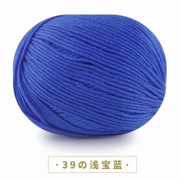 Xiao Hua 2 packs of 50g Light navy blue soft wool blend yarn, scarf knitting yarn, and crochet project yarn, perfect for DIY scarves, hats, and knitted crafts