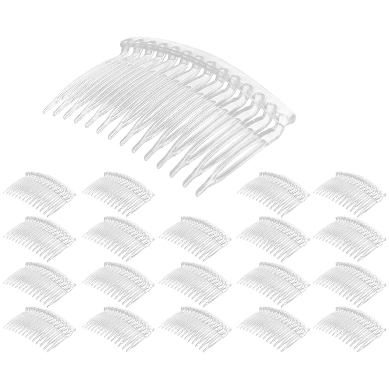 Xiao Hua 20 pieces of transparent plastic hair clips, side comb hair ...