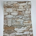 thumbnail image 1 of Xiao Hua 236"x17.7" 3D Stone Peel and Stick Wallpaper Kitchen Backsplash Tile Wallpaper Removable Self-Adhesive Rock Wallpaper Roll Castle Stone Wallpaper Vinyl Decor, 1 of 4