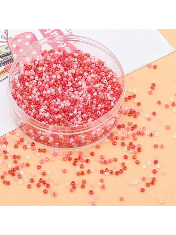 2Mm Glass Bead -20G, Ideal For Bead Embroidery, Tassels, Earrings, And Keychain Craftsmanship, Suitable For Jewelry Designers, Style 1