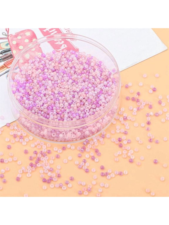 2Mm Glass Bead -20G, Ideal For Bead Embroidery, Tassels, Earrings, And Keychain Craftsmanship, Suitable For Jewelry Designers, Style 3