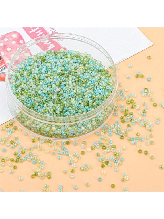 2Mm Glass Bead -20G, Ideal For Bead Embroidery, Tassels, Earrings, And Keychain Craftsmanship, Suitable For Jewelry Designers, Style 6