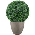 thumbnail image 1 of Nvzi 15.7 Inch Artificial Boxwood Decorative Balls, 2 Count, Green Ball in the Pot, 1 of 5