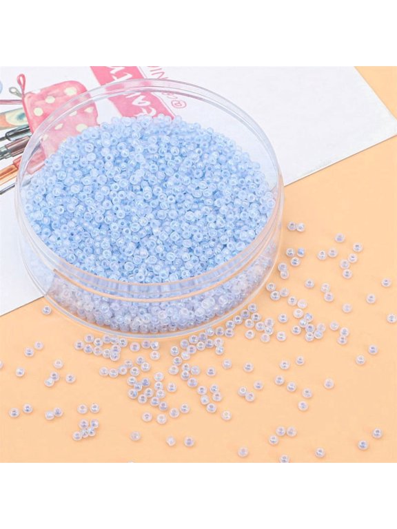4Mm Glass Bead -20G, Ideal For Bead Embroidery, Tassels, Earrings, And Keychain Craftsmanship, Suitable For Jewelry Designers, Blue
