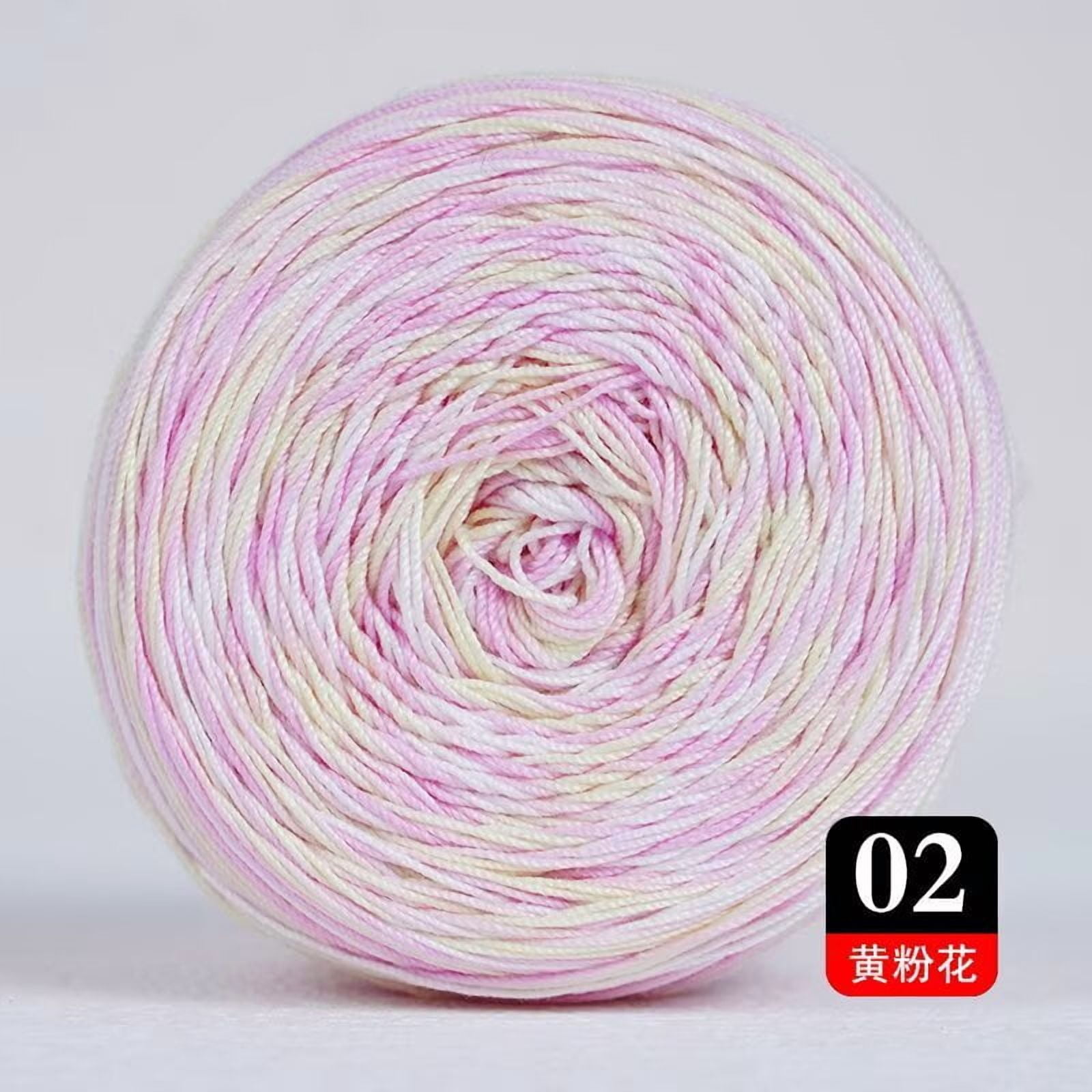 Gradient Thread Patch Xiao Hua 50g 1 roll hand dyed crochet thread, dyed thread gradient ...