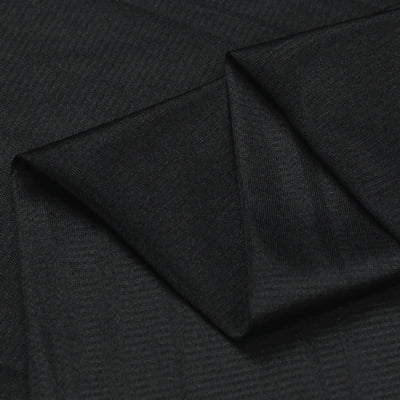 Xiao Hua Black elastic knitted lining fabric -1 piece, 39.37 62.99 inch polyester fabric, elastic, wrinkle resistant and breathable, suitable for craft projects and DIY clothing fashion