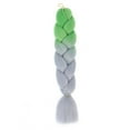 thumbnail image 1 of Xiao Hua Braiding Hair Extensions for Women 6 Packs 100g/Pack 24Inch High TemperatureSynthetic Braiding Hair for Twist Crochet Braids ，Green to Grey, 1 of 2