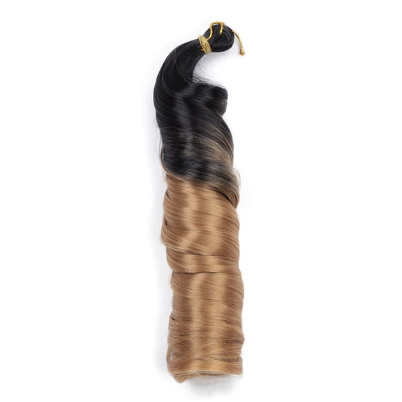 Xiao Hua Crochet Hair Extensions -1 Piece, 26 Inches Long, Bohemian Crochet Braided Hair, Non Shedding Crochet Braided Wig, Hair Protection Styling Curly Synthetic Wig, Style 26
