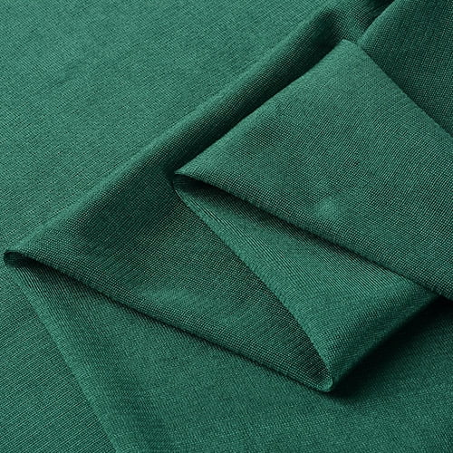 Xiao Hua Dark Green elastic knitted lining fabric -1 piece, 39.37 62.99 inch polyester fabric, elastic, wrinkle resistant and breathable, suitable for craft projects and DIY clothing fashion
