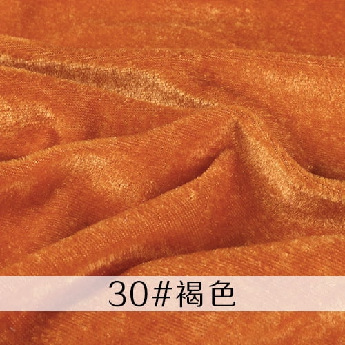 Xiao Hua Deep Orange plush sewing fabric -1 piece, width 62.99 inches, length 39.37 inches, plush feel, suitable for DIY clothing, bedding, and holiday decoration
