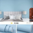 thumbnail image 1 of Xiao Hua Light Blue self-adhesive wallpaper 118.11 * 15.75 inches 1 roll - waterproof and oil resistant vinyl, ideal for upgrading kitchen countertop drawer lining DIY furniture, 1 of 4