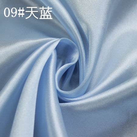 Xiao Hua Light Blue sewing fabric -1 piece, width 59.06 inches, length 10.9 yards, polyester fabric, smooth feel, suitable for DIY clothing, bedding, handicrafts decoration