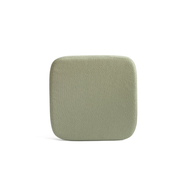 Xiao Hua Light Green memory sponge filled cushion -1 piece, 15.75 * 15.75 * 1.57 inches, non slip silicone bottom, suitable for living room, bedroom, kitchen decoration