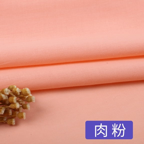 Xiao Hua Light Orange breathable cotton lining fabric -1 piece, 39.37 59.06 inches pure cotton lining, lightweight and easy to cut and sew, DIY craft napkin