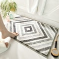thumbnail image 1 of Xiao Hua Luxury Bathroom Rug Mat, Extra Soft and Absorbent Microfiber Bath Rugs, Non-Slip Plush Shaggy Bath Carpet, Machine Wash Dry, Bath Mats for Bathroom Floor,Diamond - Grey, 1 of 5