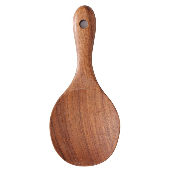 Xiao Hua Natural Solid Wood Tableware 7.28*3.15 inches 1 piece - Food Safety Wooden Kitchenware for Cooking, Essential for Farmhouse and Rural Simple Kitchen
