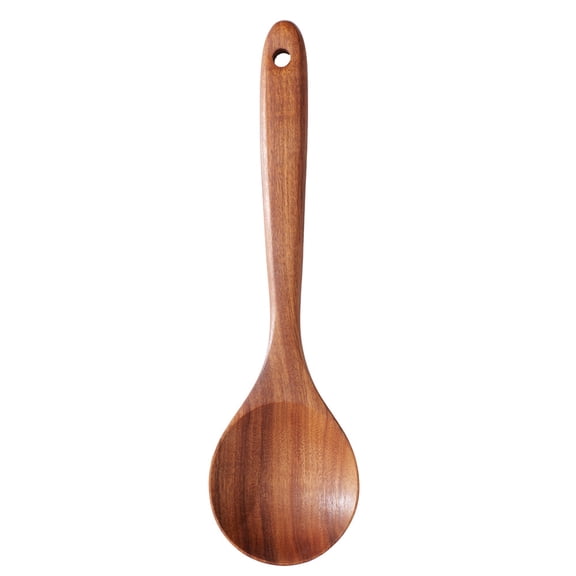 Xiao Hua Natural Solid Wood Tableware 9.45*2.76 inches 1 piece - Food Safety Wooden Kitchenware for Cooking, Essential for Farmhouse and Rural Simple Kitchen