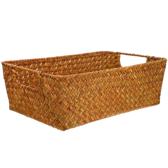 Xiao Hua Natural Willow Storage Basket with Handle -30x20x10cm