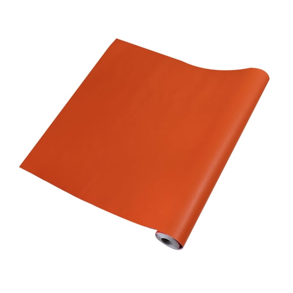 Xiao Hua Orange self-adhesive wallpaper 196.85 * 7.87 inches 1 roll - waterproof and oil resistant vinyl, ideal for upgrading kitchen countertop drawer lining DIY furniture