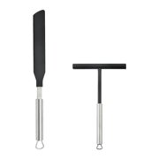 Xiao Hua Pancake Spreader, Scraper Tool, Pastry Pancake Spreader, Maker, Cake Maker, T Oil Pot, Cripple Stick, Corn Pancake, 2-piece Set