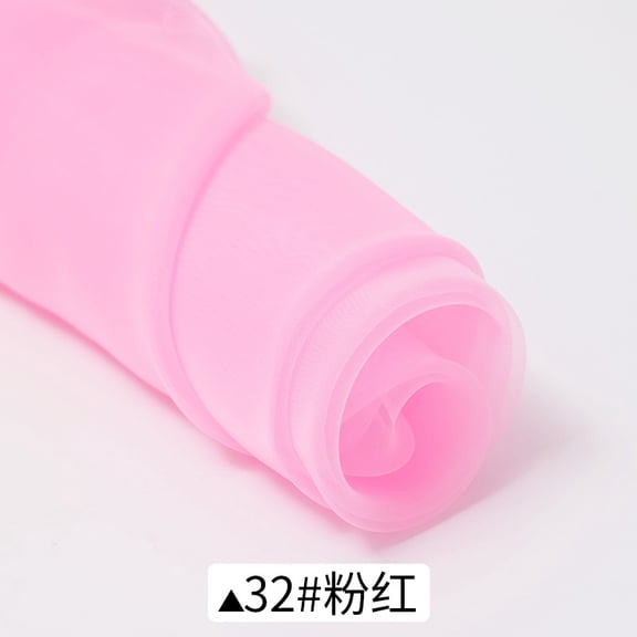 Xiao Hua Pink Mesh Fabric -1 Piece, 39.37  59.06 Inches, Perfect For Wedding Dresses, Pillowcases, Tablecloths, And Diy Crafts Sewing Projects