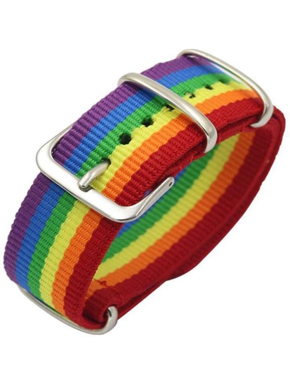 Rainbow Adjustable Bracelet, Gay and Lesbian Friendship String Bracelet, 1 piece