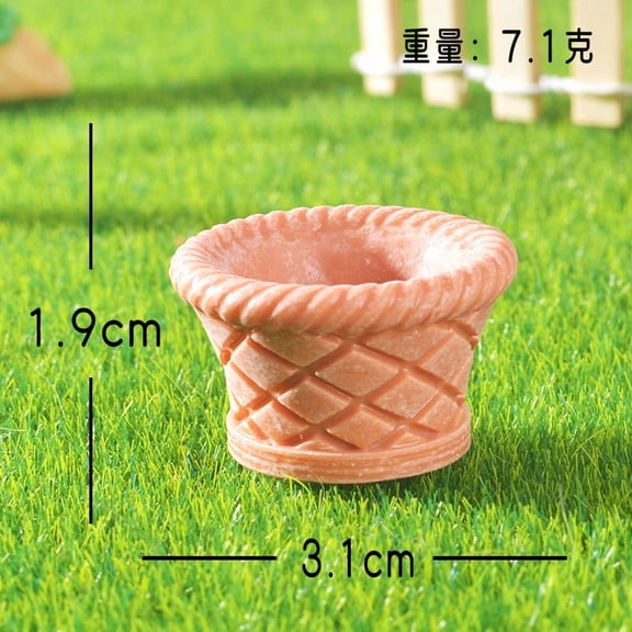 Xiao Hua Resin Imitation Rattan Mini Fruit Baskets, 20 Pcs, 1.22  0.75 Inches, Simulated 3D Mini Models for Picnic Scenes, Miniature Rural Farmhouse Garden DIY Craft Supplies