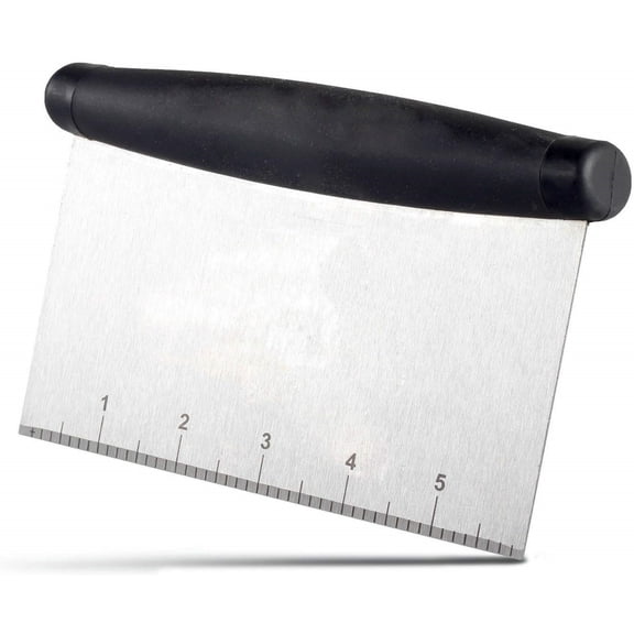 Xiao Hua Stainless Steel Metal Grille Scraper Barbecue Shovel Baking Utensils - Perfect as a Dough Cutting Machine for Bread and Pizza Dough