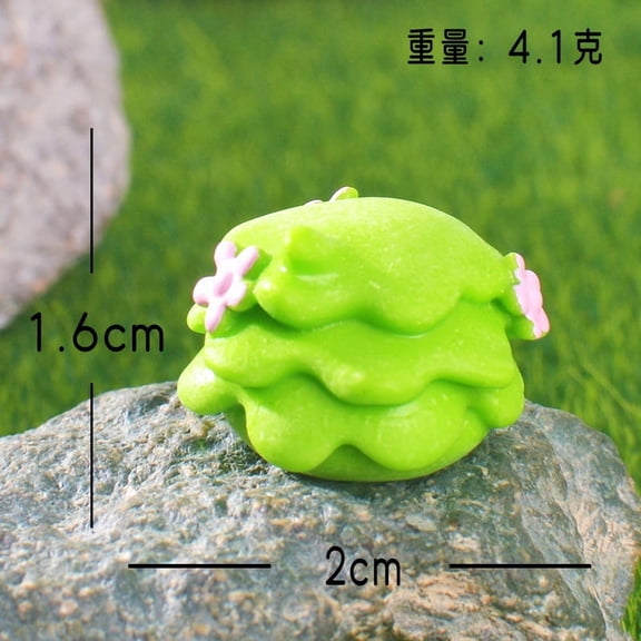 Xiao Hua Static Grass - 20 Pieces, 0.79 0.63 Inches, Realistic Miniature Leaf Clusters, Garden Grass for Architectural Model Landscape, 3D Miniature Landscape DIY Decoration