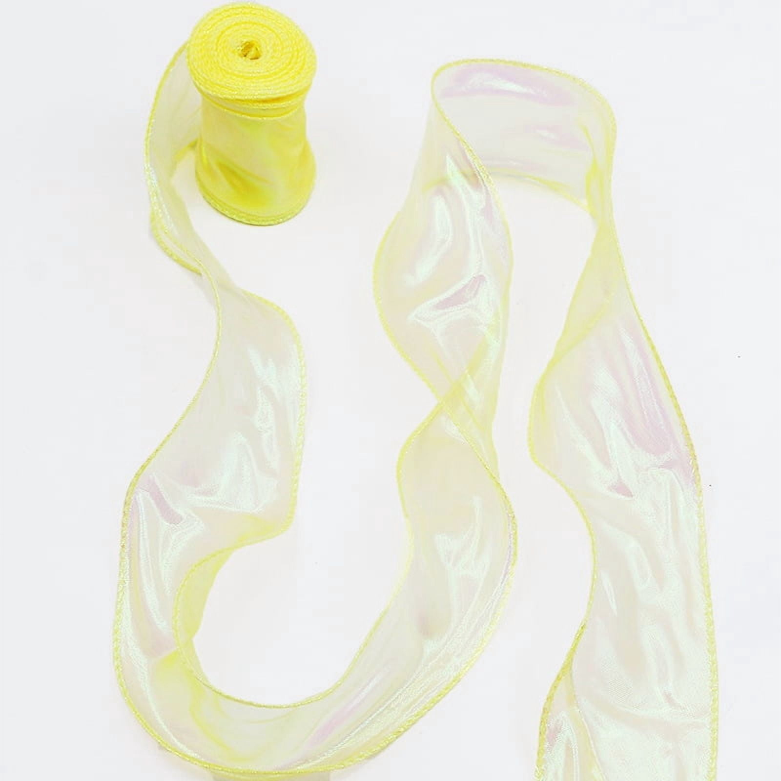 Xiao Hua Tail Ribbon -2 pieces of yellow 2.36-inch wide, 9M long, used ...