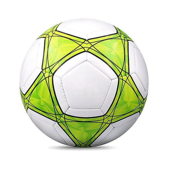 Xiao Hua Traditional Soccer Ball for Training, Recreation, Practice, High Performance, Classic with Sizes 5 for Different Ages, Green