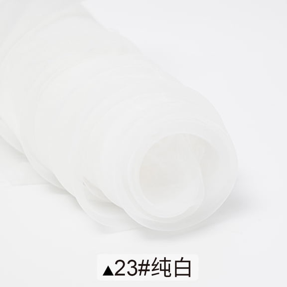 Xiao Hua Transparent Mesh Fabric -1 Piece, 39.37 59.06 Inches, Perfect For Wedding Dresses, Pillowcases, Tablecloths, And Diy Crafts Sewing Projects, White