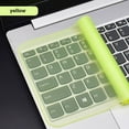 thumbnail image 1 of Xiao Hua Universal Laptop Keyboard Protection Film Waterproof and Dustproof Silicone Laptop Keyboard Protection Film, Yellow -15-17 inches, 1 piece, 1 of 4