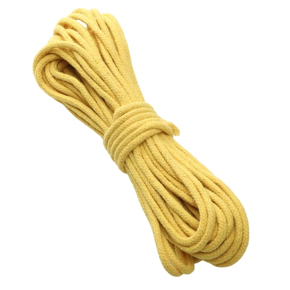 Xiao Hua Yellow Core Cotton Rope Weaving Rope -1 Piece, 393.7 * 0.12In, Used For Hammock Weaving, Diy Decoration Production, Tent Rope And Other Multi-Purpose Ropes