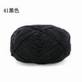 thumbnail image 1 of Xiao Hua black milk cotton yarn, 40g single twist soft acrylic cotton blend yarn, solid color yarn, smooth knitted yarn, suitable for weaving and handmade accessories, 1 of 4