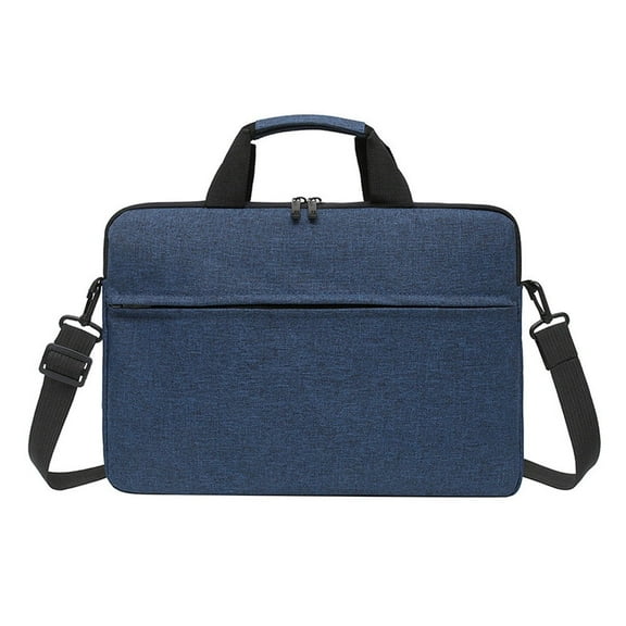 Xiao Hua computer bag, ultra-thin computer bag, waterproof crossbody bag, office bag, work bag, business office travel laptop briefcase, blue