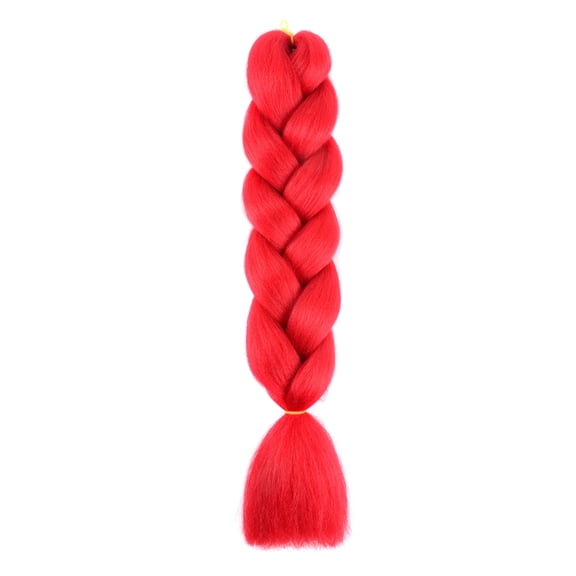 Xiao Hua crochet braided hair, 3PC 23.6 inch long heat-resistant braided hair extensions, twisted crochet braided pre stretched knotless braided DIY styling braided hair products, B13