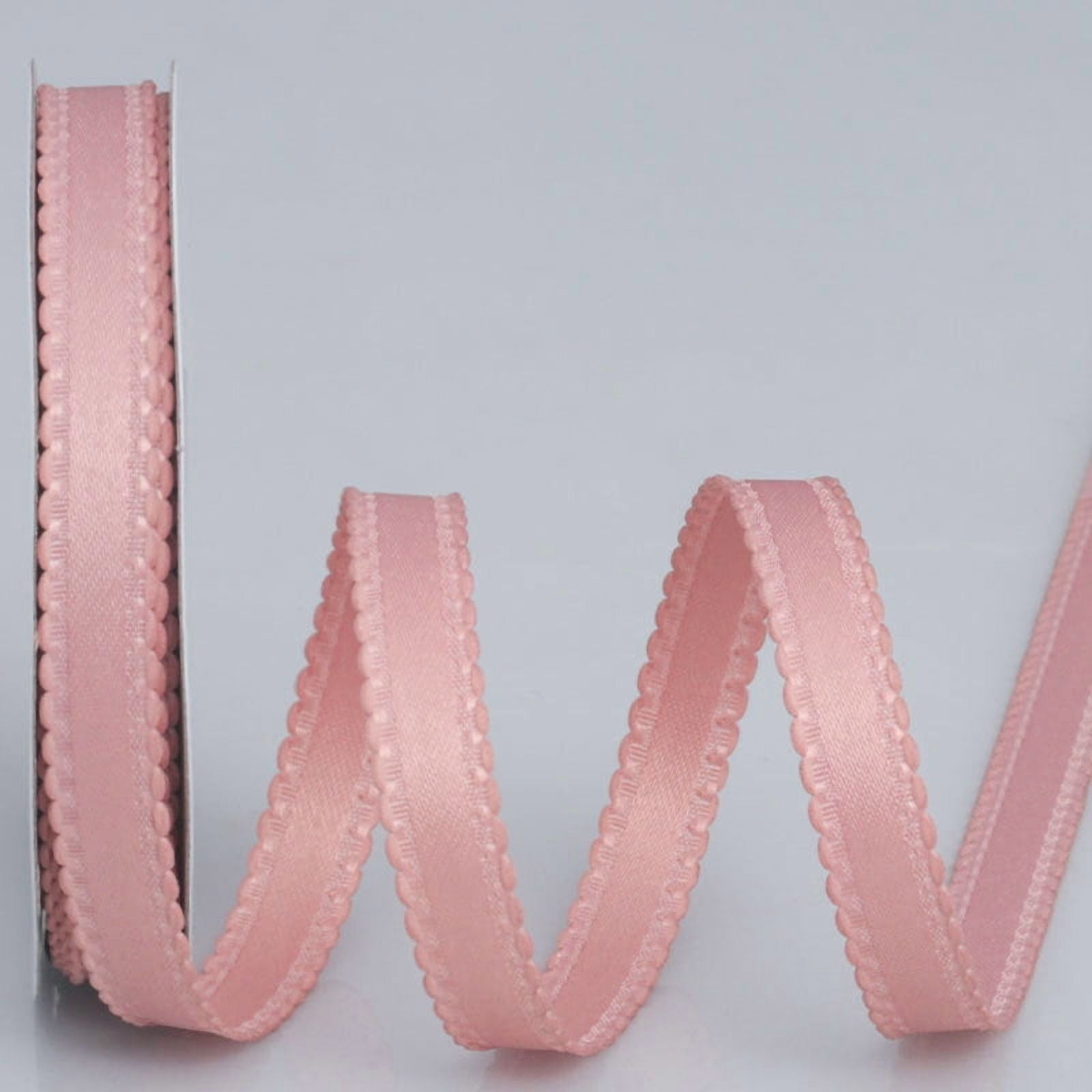 Pink Ribbon Xmas Xiao Hua deep pink Christmas ribbon, width 0.39 inches, length 50 yards ...