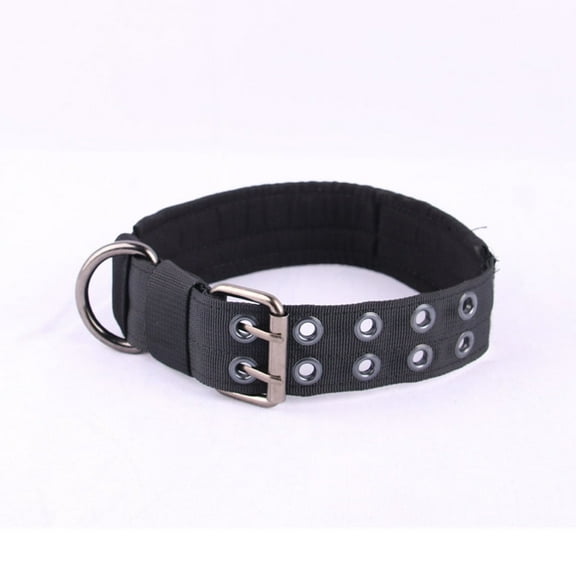 Xiao Hua dog collar is suitable for large bulldog dog collars, nylon heavy-duty thick dog collars, 1 piece