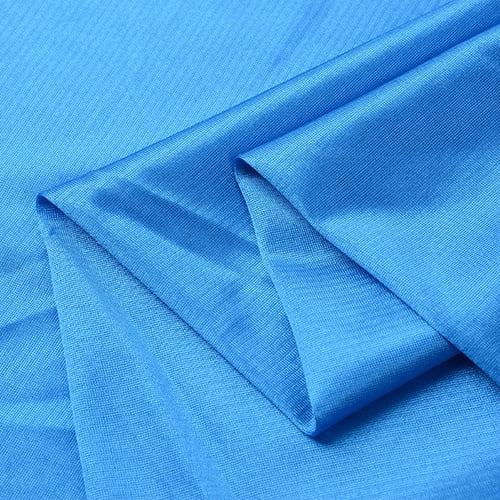 Xiao Hua elastic knitted lining fabric -1 piece, 39.37 62.99 inch polyester fabric, elastic, wrinkle resistant, breathable, suitable for craft projects and DIY clothing fashion, blue
