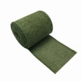 thumbnail image 1 of Xiao Hua green Country Ribbon -2 pieces, 2.36 inches wide, 3-meter-long imitation linen ribbon, Christmas tree wreath making ribbon, and farmhouse style ribbon, 1 of 3