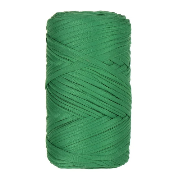 Xiao Hua green T-shirt yarn, 400g 1 roll knitted yarn, multifunctional T-shirt yarn, suitable for crochet, knitting, and handicrafts, is an ideal choice for making comfortable handmade products