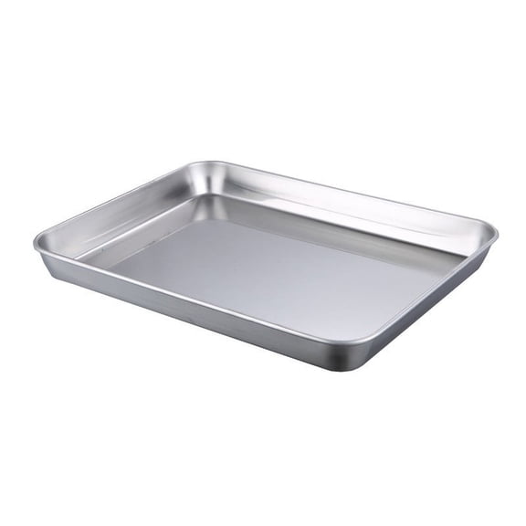 Xiao Hua high-quality stainless steel baking tray, non-toxic, durable, rust proof, oven safe, 10.5 x 8 x 1 inch, 1 piece