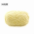 thumbnail image 1 of Xiao Hua light yellow milk cotton yarn, 40g single twist soft acrylic cotton blend yarn, solid color yarn, smooth knitted yarn, suitable for weaving and handmade accessories, 1 of 4