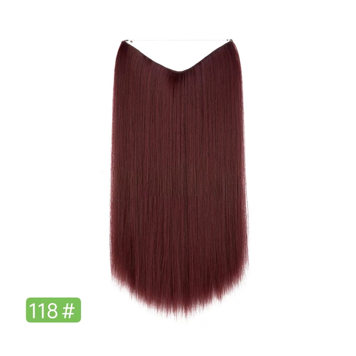 Xiao Hua one-piece straight hair extensions, 16 inch long 