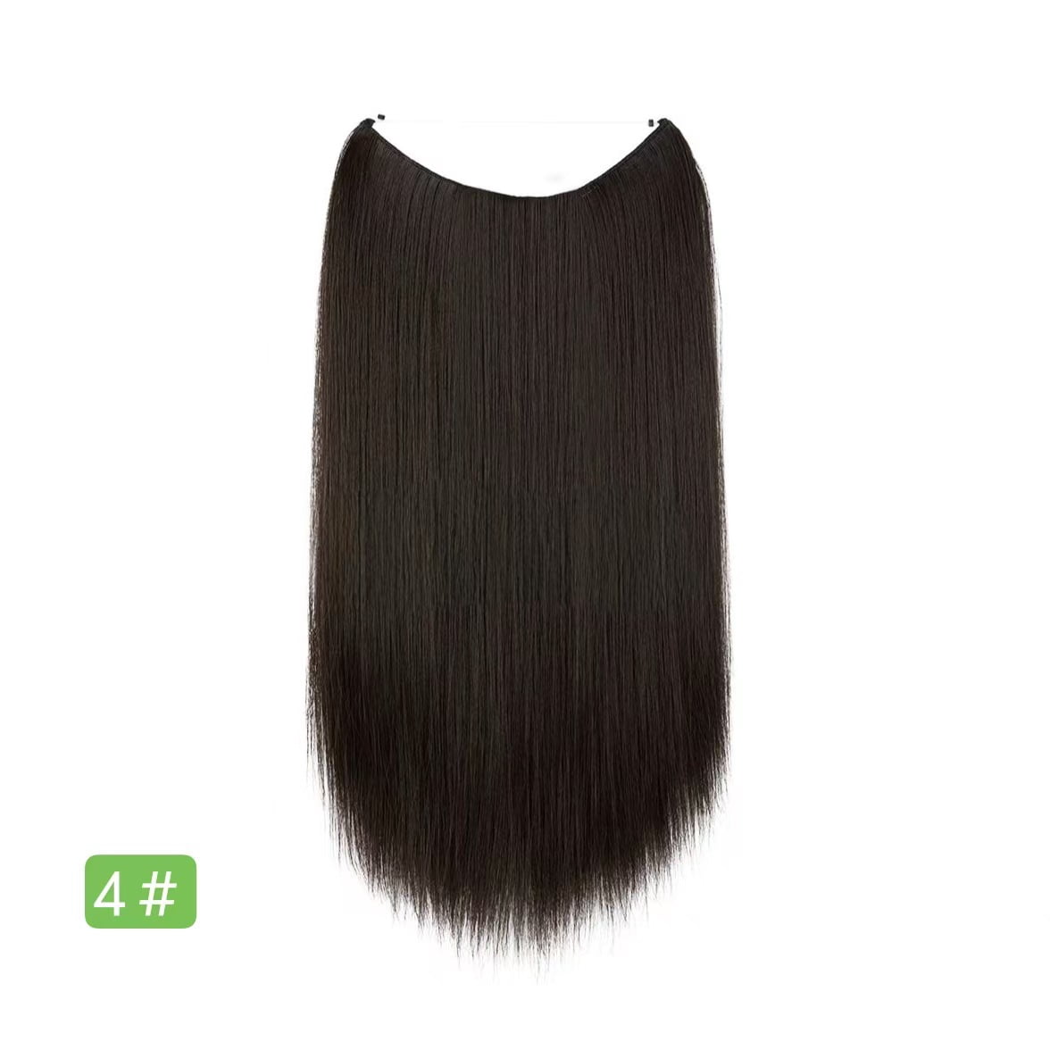 Xiao Hua one-piece straight hair extensions, 22 inch long wig with ...