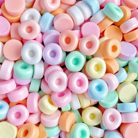 Xiao Hua resin letter bead 20PCS-0.51 * 0.51 inch non porous 3D flat back accessory, used for DIY jewelry making, nail art supplies, phone case decoration, random color, letter O