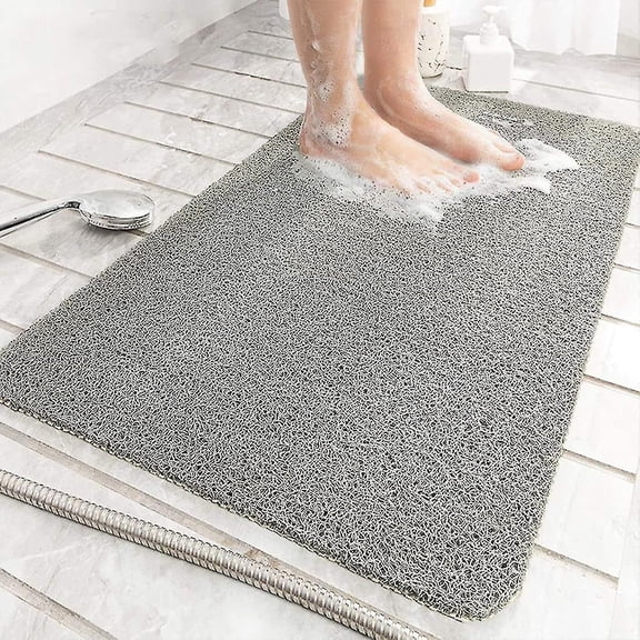 Xiao Hua shower mat, anti slip, mold proof, antibacterial soft PVC bathroom mat, shower room cushion, 1 piece, 15.7 * 23.6 inches
