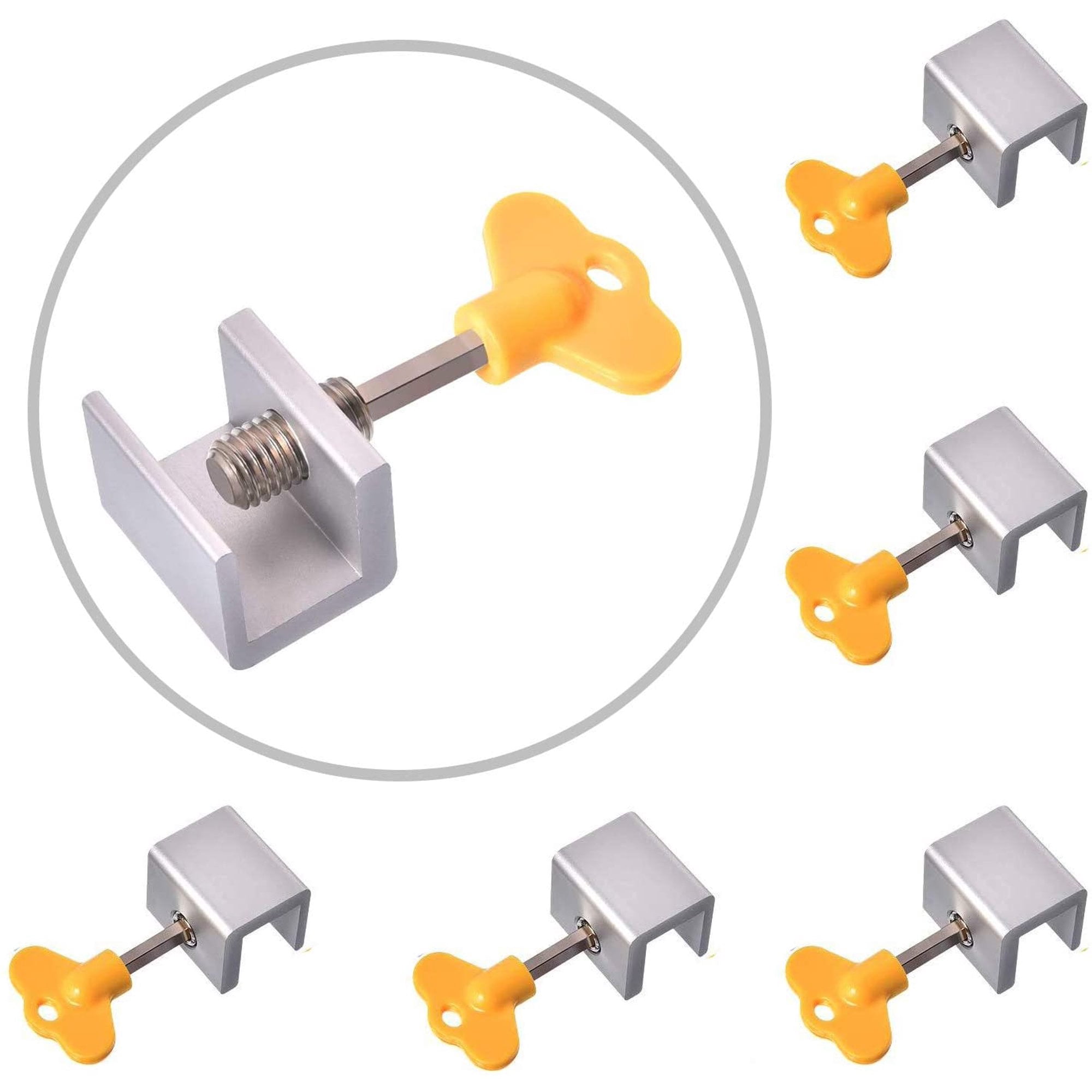 Xiao Hua sliding window lock (6 sets), safety window lock with key ...